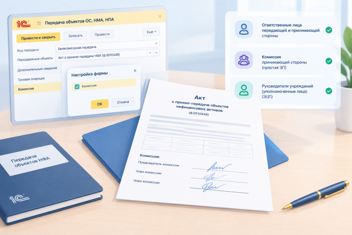 Комиссия при передаче НФА
